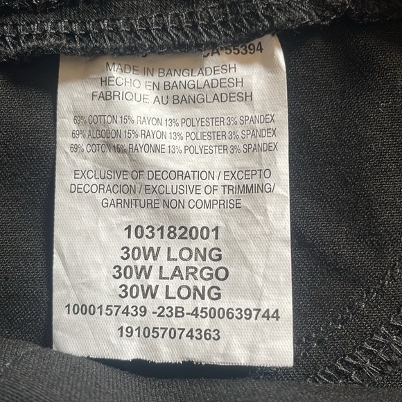 Lee Sculpting Slim Fit Skinny Leg Pull-On Mid-rise Black Jeans - Picture 8 of 8